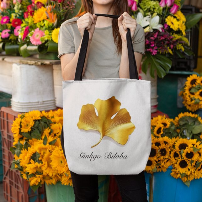 Kräuterleben: Golden Ginkgo Biloba individuell anp Tasche (Von Creator hochgeladen)