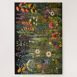 Kräuterpuzzle, bestickter Garten Jigsaw