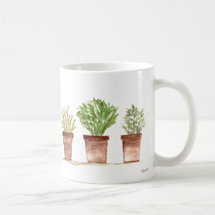 Kräutersalg, Rosmarin, Thymigarten Kaffeetasse