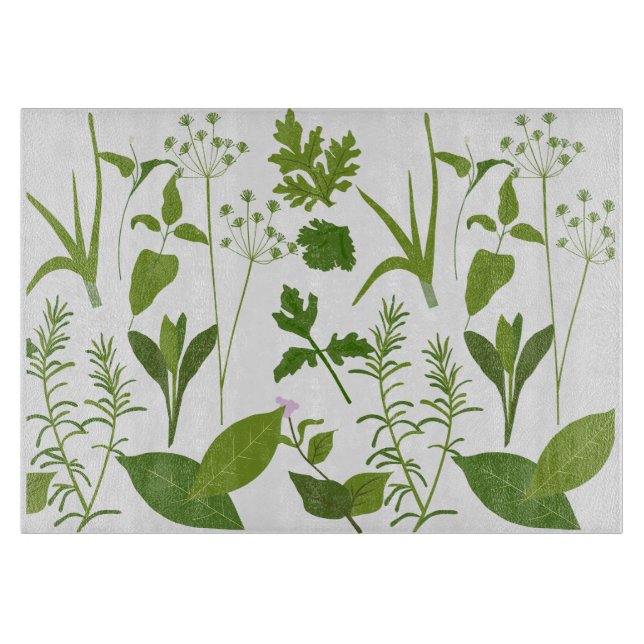 Kräuterschneider Schneidebrett (Vorderseite)