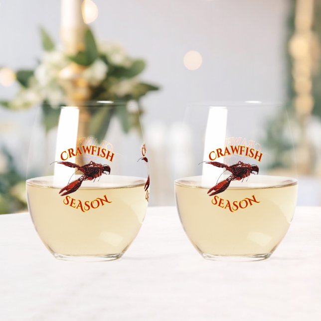 Krautfisch auf der Bucht Weinglas Ohne Stiel (Insitu (Hochzeit))