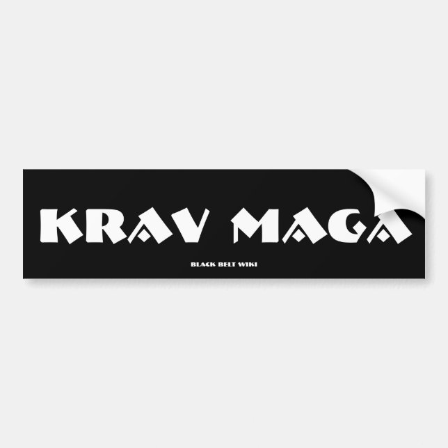 Krav Maga Autoaufkleber (Vorne)