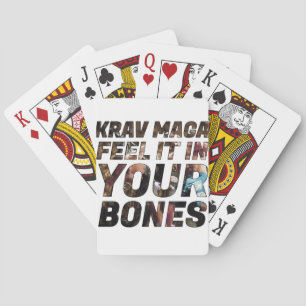 Krav Maga fühlen Sie es in Ihren Knochen Spielkarten