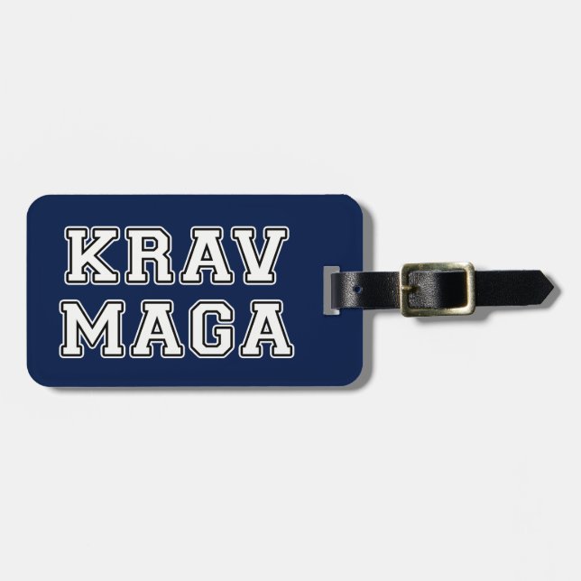 Krav Maga Gepäckanhänger (Vorderseite horizontal)