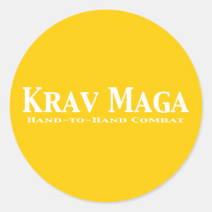 Krav Maga Geschenke Runder Aufkleber