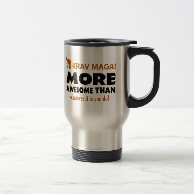 Krav Maga Kampfkunst-Geschenkartikel Reisebecher (Rechts)