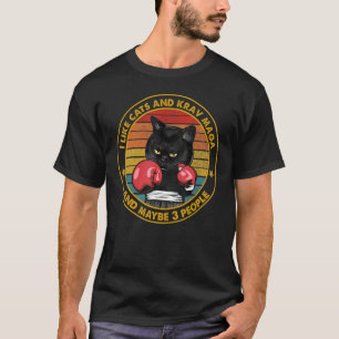 Krav Maga Katze Kampfsport Israel Verteidigungskrä T-Shirt