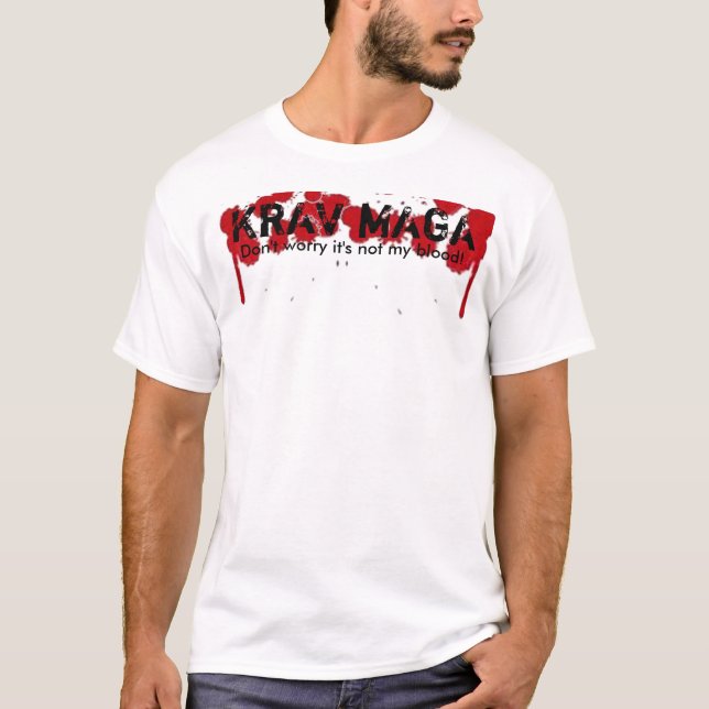 KRAV MAGA "nicht mein Blut " T-Shirt (Vorderseite)