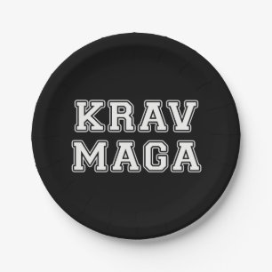 Krav Maga Pappteller