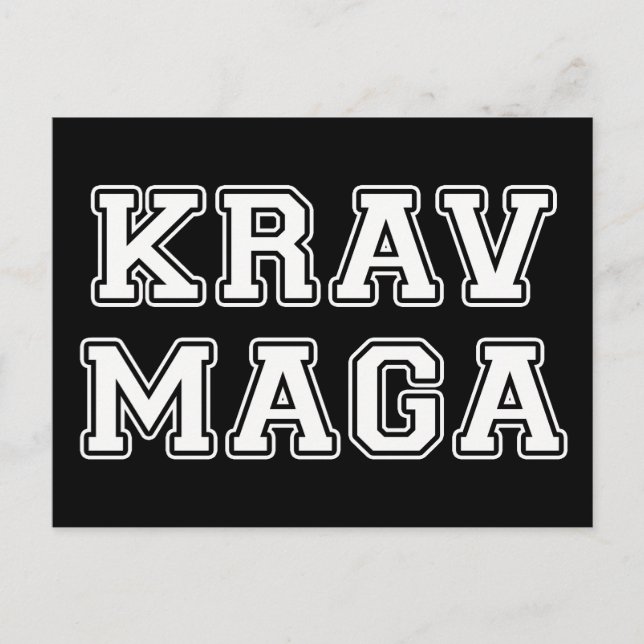 Krav Maga Postkarte (Vorderseite)