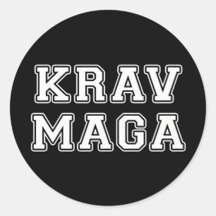 Krav Maga Runder Aufkleber