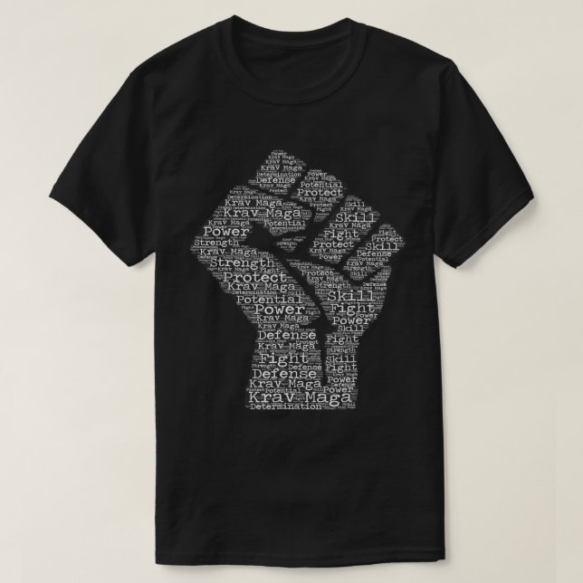 Krav Maga T - Shirt - Seien Sie eine Waffe - Verte (Design vorne)