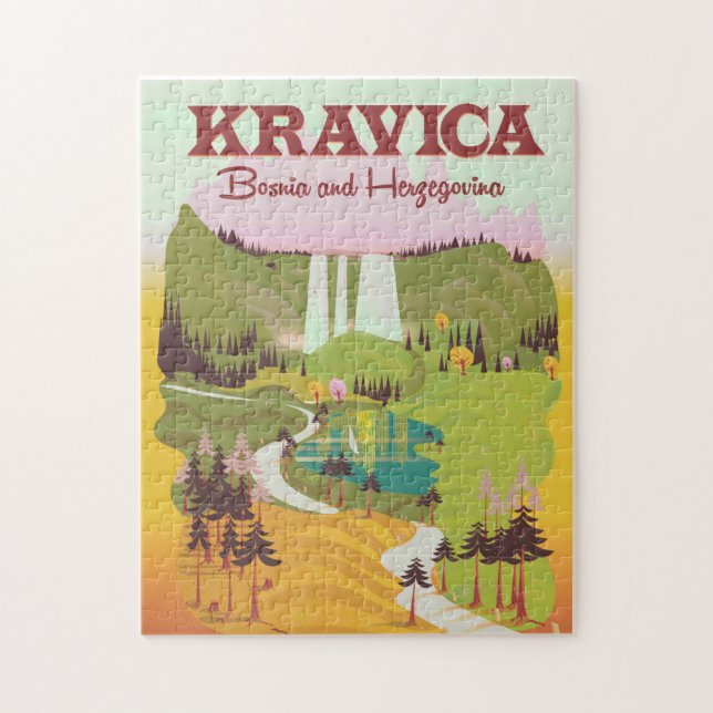 Kravica Wasserfälle Bosnien und Herzegowina (Vertikal)