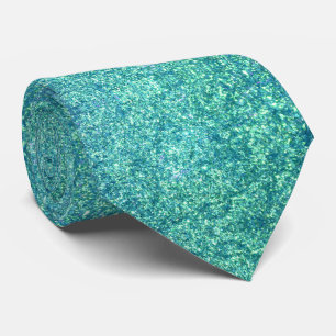 Krawatte Blauer Glitzer