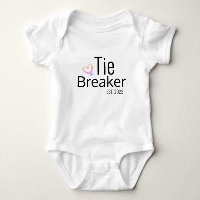 Krawatte Breaker Baby Bodysuit Baby Strampler (Vorderseite)