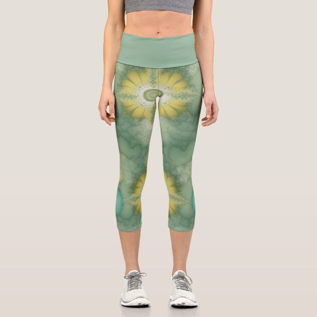 Krawatte Capri Leggings (Vorderseite)
