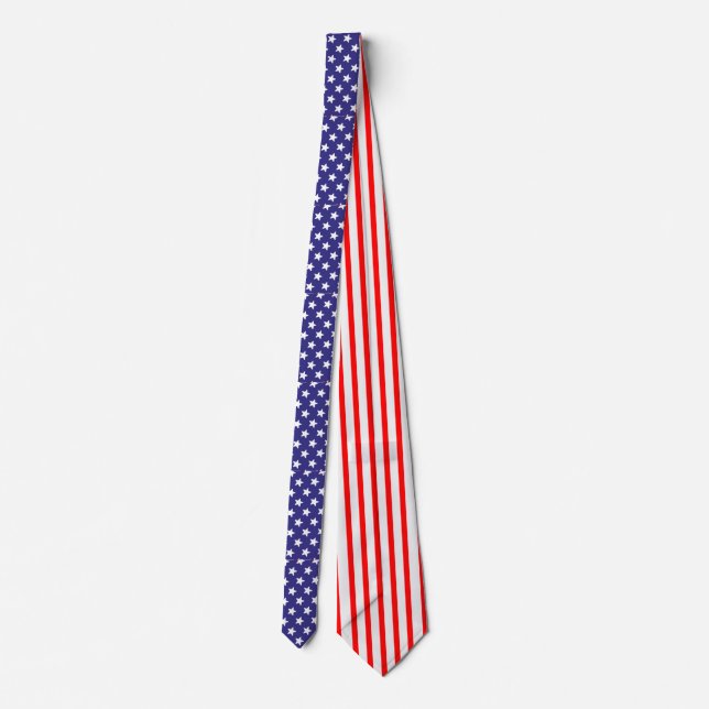 Krawatte der amerikanischen Flagge (Rückseite)