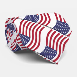 Krawatte der amerikanischen Flagge