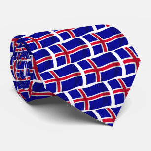 Krawatte der Flagge Islands