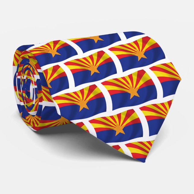 Krawatte der Flagge von Arizona (Gerollt)