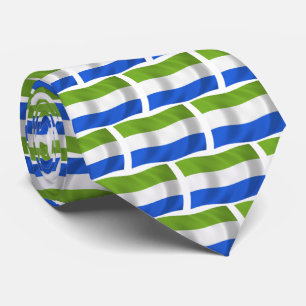 Krawatte der Flagge von Sierra Leone