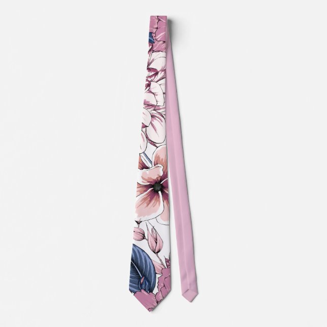 Krawatte der Floral Men (Vorderseite)
