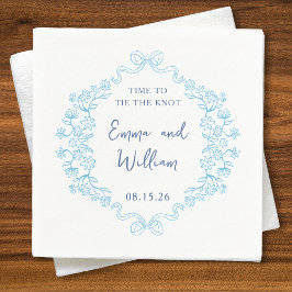 "Krawatte der Knoten" Bow & Floral Design Custom W Serviette