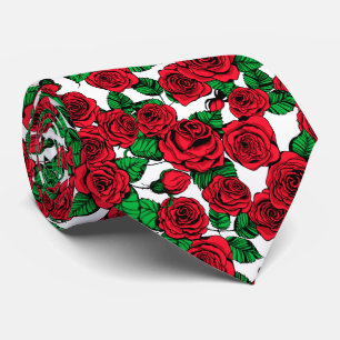 Krawatte der rote Rosen