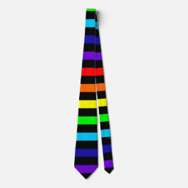 Krawatte des Regenbogens (Horizontale Streifen)