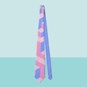 Krawatte des Trans-Pride-Blocks: Moderne Pride-Anw