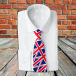 Krawatte des Vereinigten Königreichs, Fashion Brit<br><div class="desc">Neck Tie: Patriotic British Flag Fashion und United Kingdom "Union Jack" Business Design - Liebe meines Landes,  Bürokleidung,  Reisen,  Nationalpatrioten / Sportfans</div>
