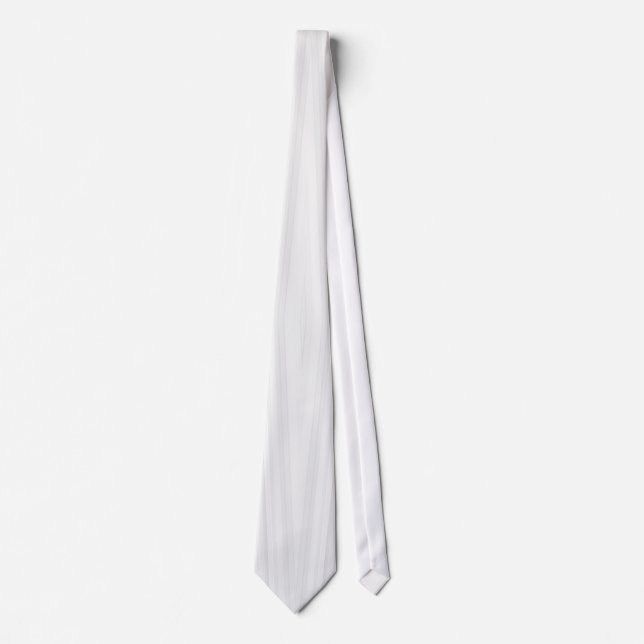 Krawatte Diamond Stretch - Weiß (Vorderseite)