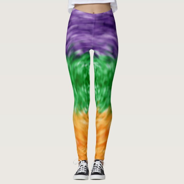 Krawatte die Karneval-Leggings Leggings (Vorderseite)