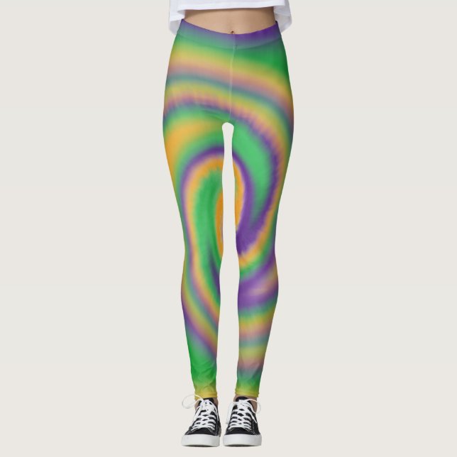 Krawatte die Karneval-Leggings Leggings (Vorderseite)