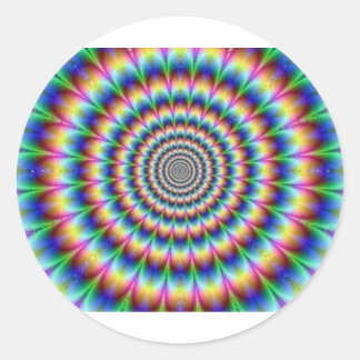 Krawatte Die Vortex Runder Aufkleber