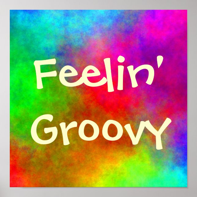 Krawatte-Dye Abstrakt Poster (Vorne)