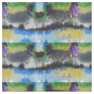 Krawatte Dye Bat Crazy Fabric Stoff