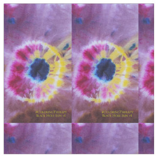 Krawatte-Dye Black Hole Sun #1 Stoff