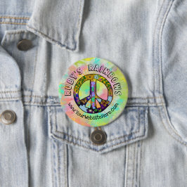 Krawatte-Dye-Kunst und Bohemisches Appreal Busines Button