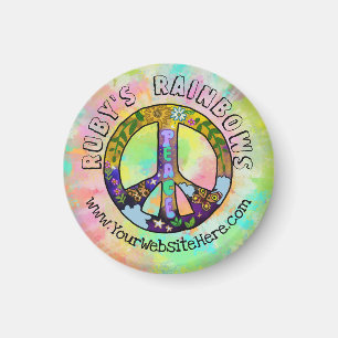 Krawatte-Dye-Kunst und Bohemisches Appreal Busines Magnet