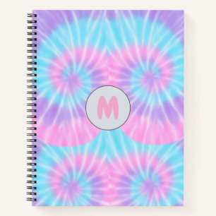 Krawatte-Dye-Notebook in Rosa und Lilac Notizbuch