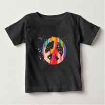 Krawatte Dye Peace Signature Hippie Bohemisch Fest