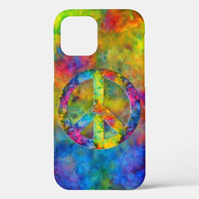 [Krawatte-Dye] Psychedelische Regenbogenfarben Case-Mate iPhone Hülle (Rückseite)