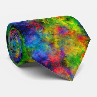 [Krawatte-Dye] Psychedelische Regenbogenfarben Krawatte