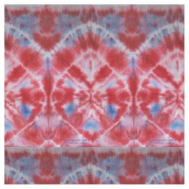 Krawatte-Dye Quantum-Leapingstoff Stoff (Nahaufnahme)