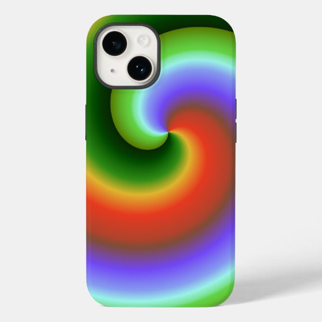 Krawatte Dyed Conch Muschel Case-Mate iPhone 14 Hülle (Rückseite)