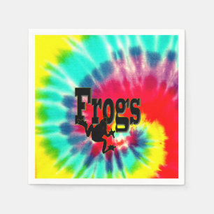 Krawatte Dyed Frog, Paper Napkins Serviette
