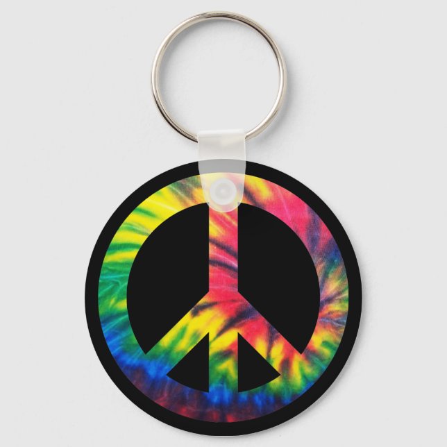 Krawatte Dyed Peace Schlüsselanhänger (Vorderseite)