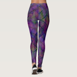 Krawatte Dyed Zig Zag Muster Leggings