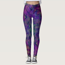 Krawatte Dyed Zig Zag Muster Leggings
